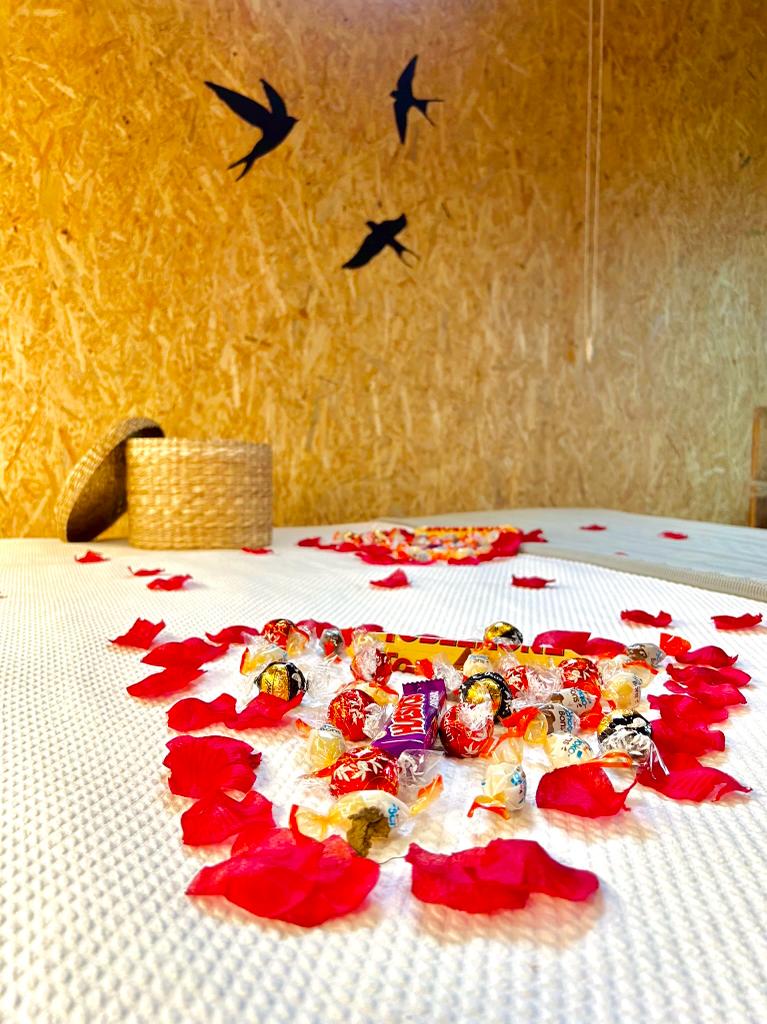 Corazón de chocolate en el Remanso de Trasfontao