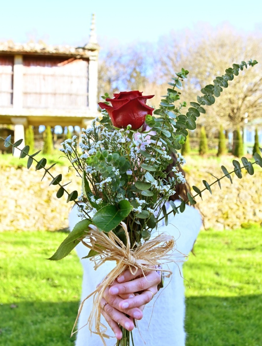 Regala una rosa en el Remanso de Trasfontao